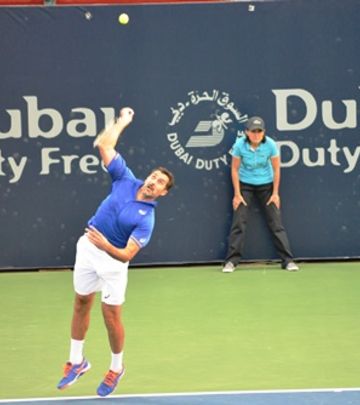 Srce na terenu: Zimonjić i Nole na ATP-u u Dubaiju (FOTO)