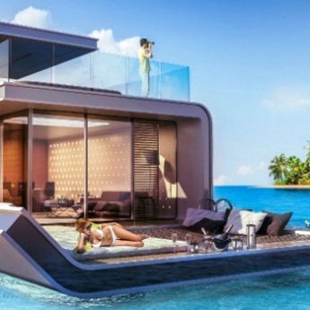 Arapski luksuz: Da li biste živeli u plutajućoj vili? (VIDEO)