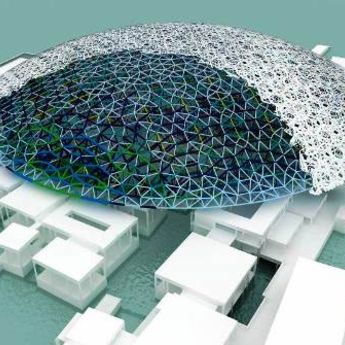 Luvr Abu Dabi: Muzej koji lebdi iznad vode (VIDEO)