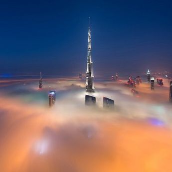 Tajmlaps snimak: Oblaci iznad Dubaija