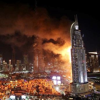 Požar u Dubaiju (FOTO+VIDEO)