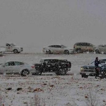 Zimske čarolije: Pustinja pod snegom! (VIDEO)