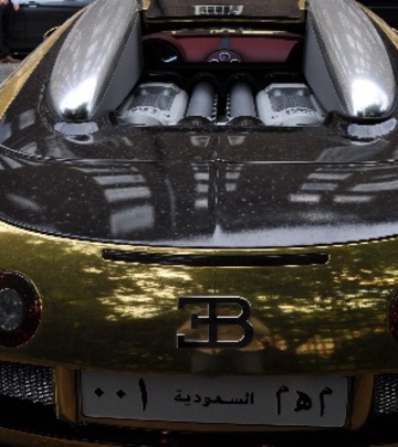London: Saudijski milijarderi u zlatnim super-automobilima!