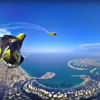 VIDEO DANA: Fascinantan let iznad obale Dubaija