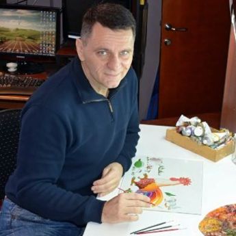 Mile Davidović: Srbija i slikarstvo u srcu (FOTO+VIDEO)