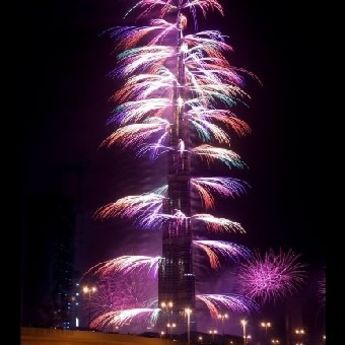 Praznik za oči: Novogodišnji vatromet u Dubaiju