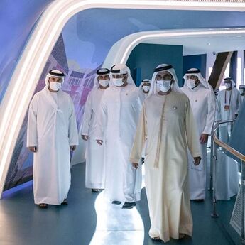 Šeik Muhamed posetio paviljon mobilnosti