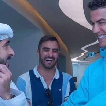 Ronaldo u društvu vladara Dubaija i princa Fazze (FOTO)