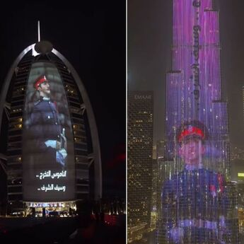 ​Simboli Dubaija zasijali u čast diplome unuka vladara Dubaija